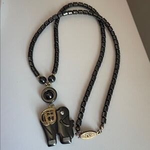 Vintage Hematite Necklace